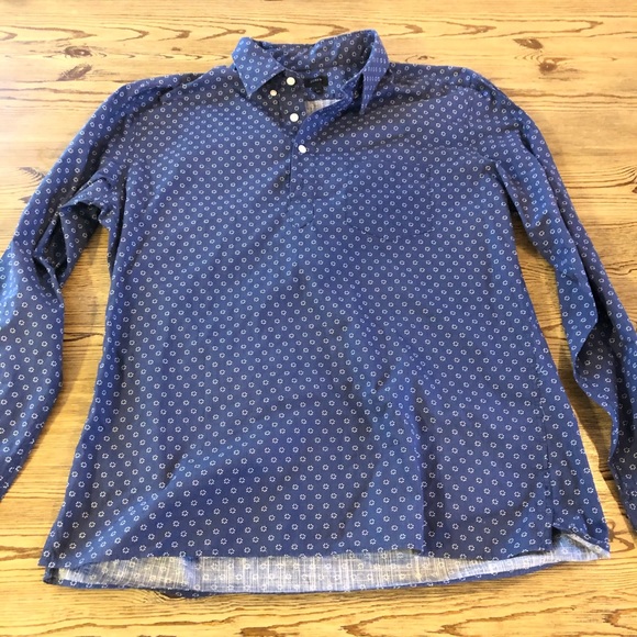 Men’s J crew quarter button casual dress shirt - Picture 2 of 6